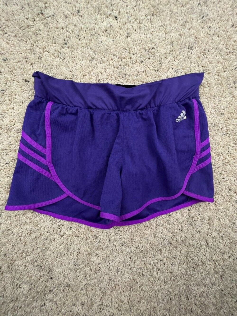 Adidas Shorts Women Small Purple Athletic Lightweight Fitness Workout Gym Run